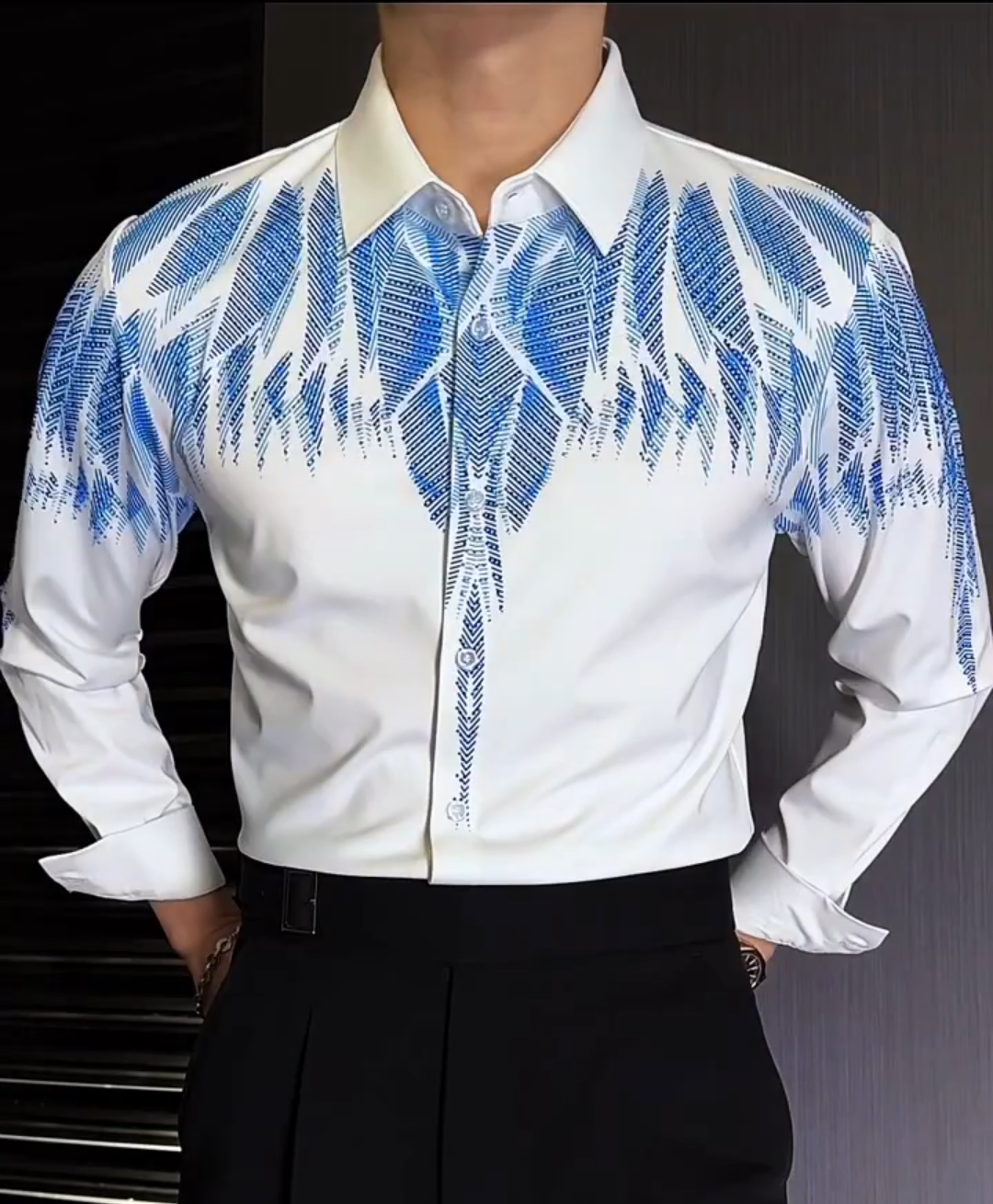 Trendy heavy-duty wrinkle-free shirt