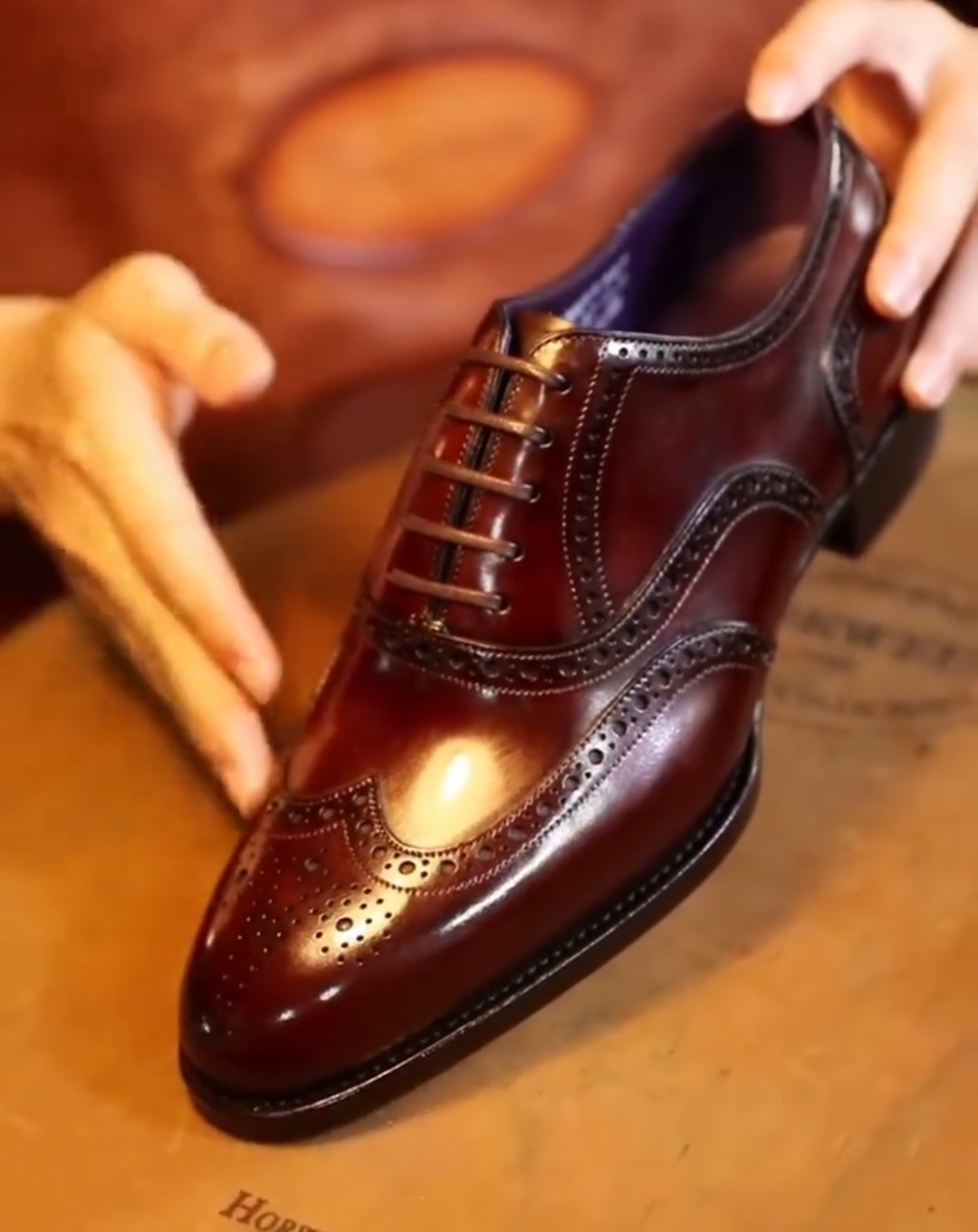 Men's business leather shoes