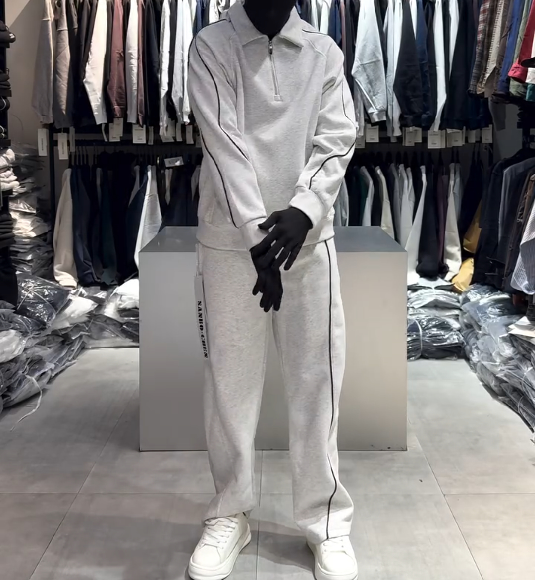 Men's fleece two-piece set