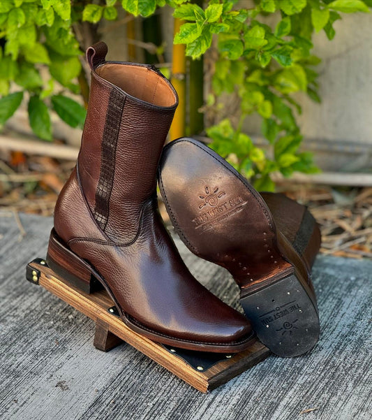 Italian Handmade Cowhide Knight Boots