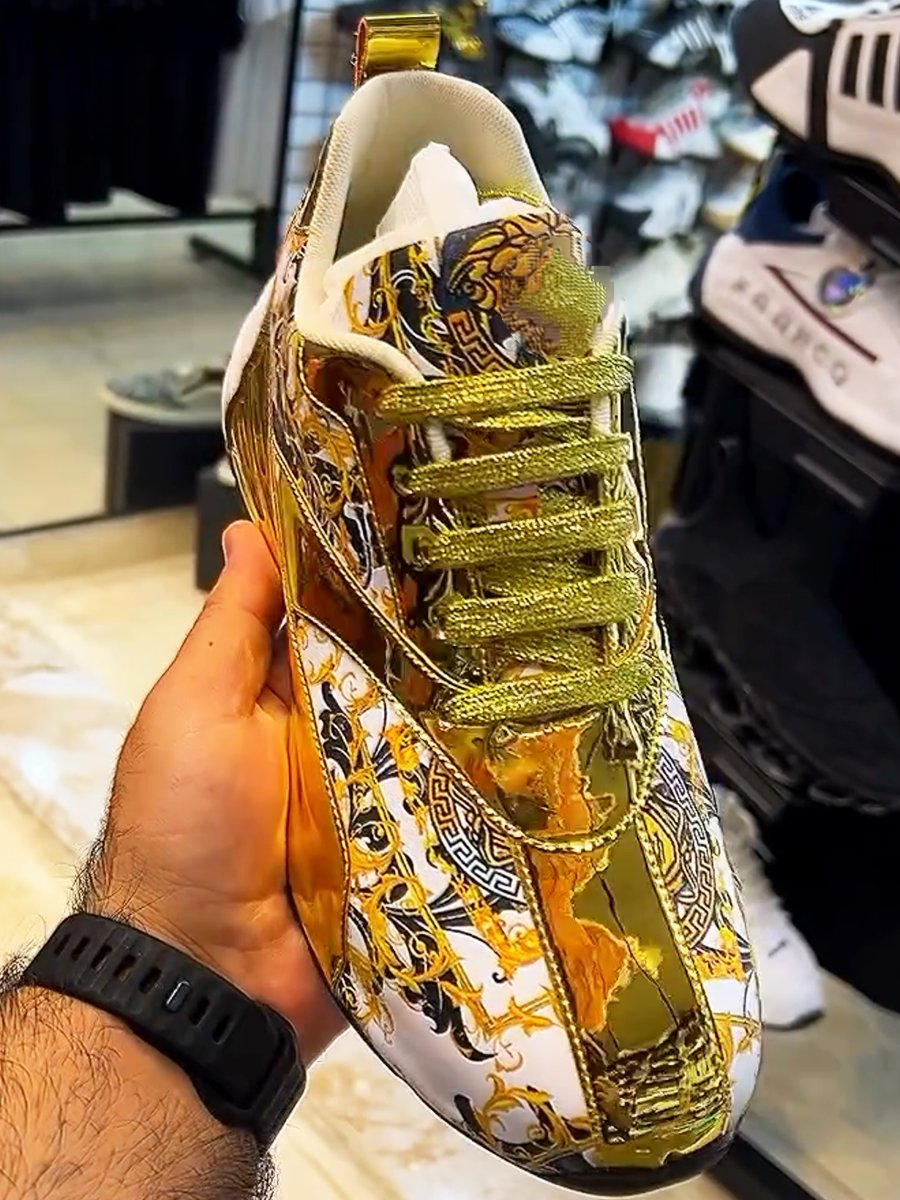 Trendy printed thick-soled dad shoes