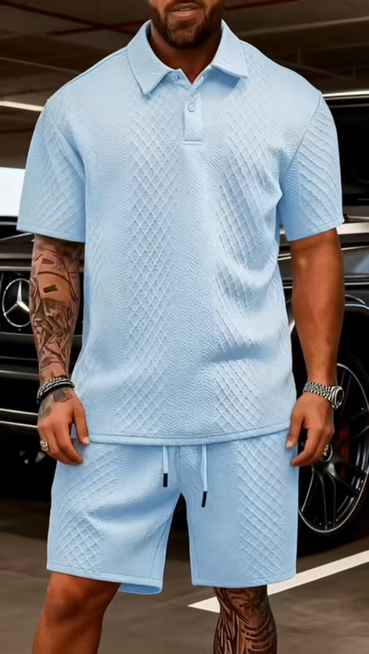 Men's Golf Shirt / Polo Shirt + Shorts