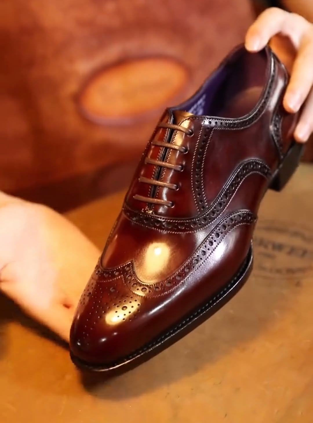 Men's business leather shoes