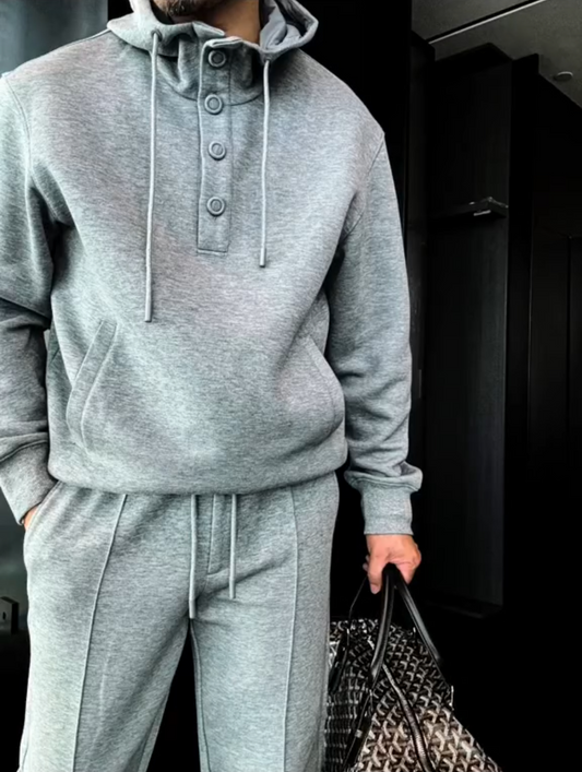 Hooded sweatshirt suit