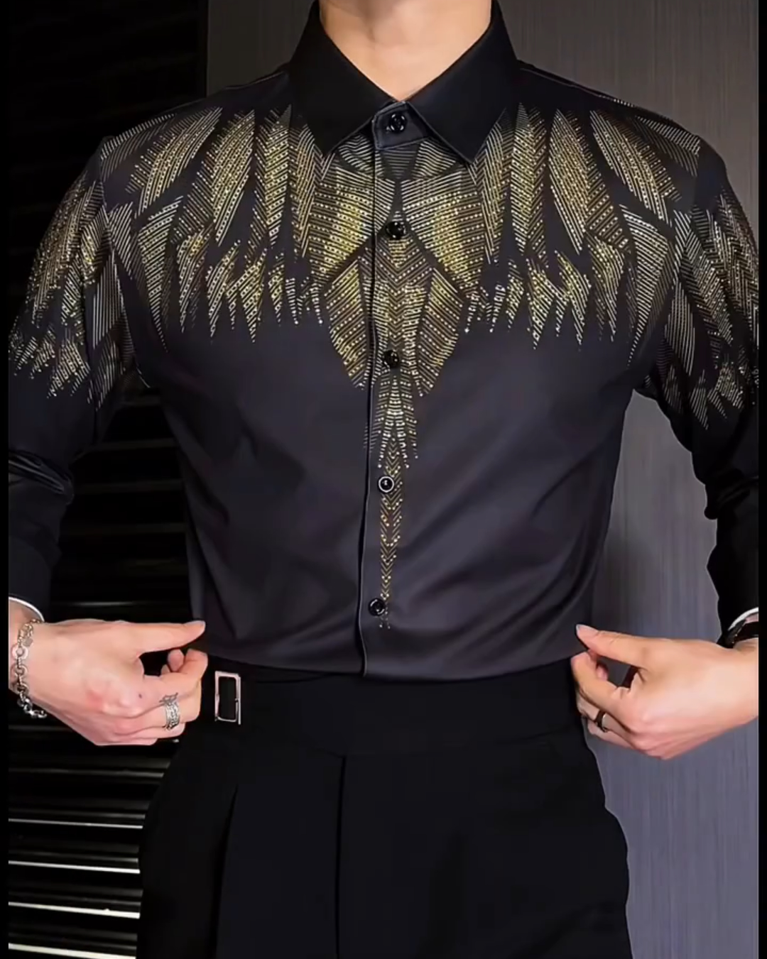 Trendy heavy-duty wrinkle-free shirt