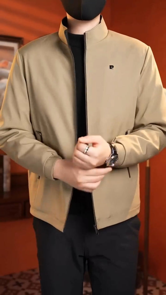 Padded thick stand collar jacket