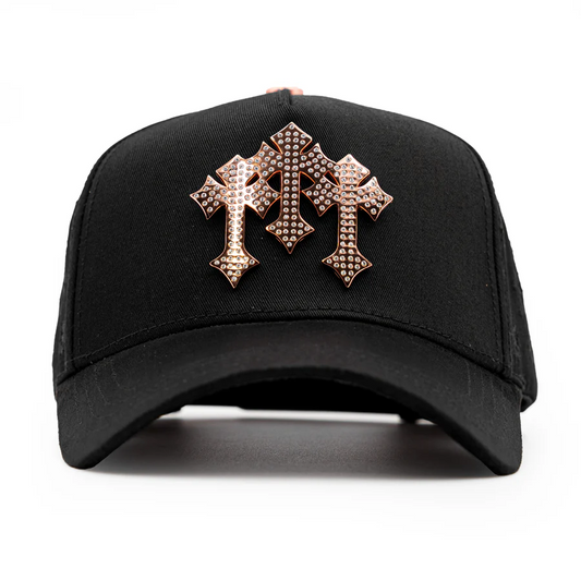 Spring Sale! ?Triple Cross Embellished Cap