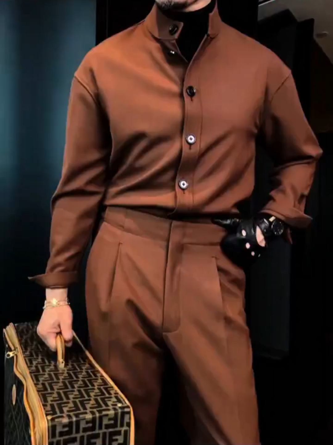 Business casual two-piece suit