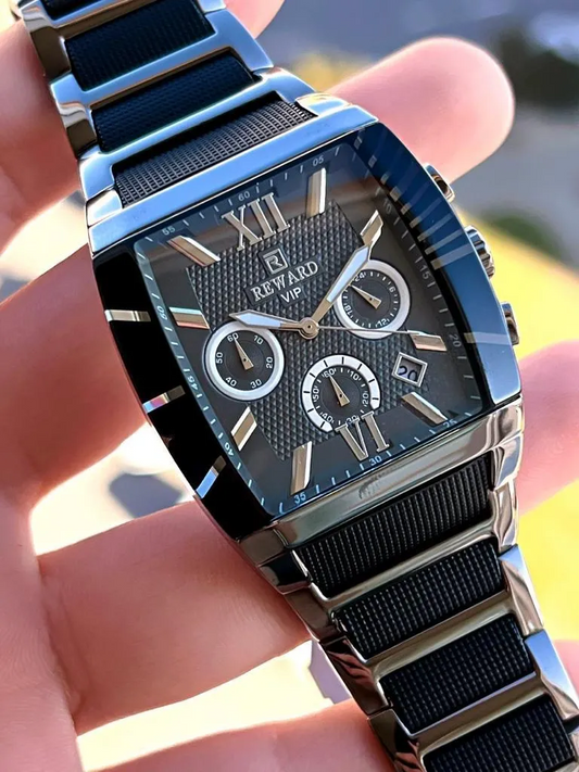 Steel bracelet 3 ATM water resistant men's watch