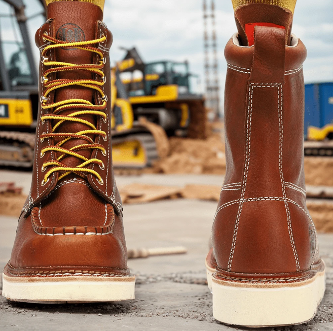 Stylish Classic 8" Soft Toe Men's Work Boots