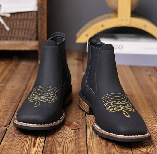 Men's Fabric Chelsea Boots