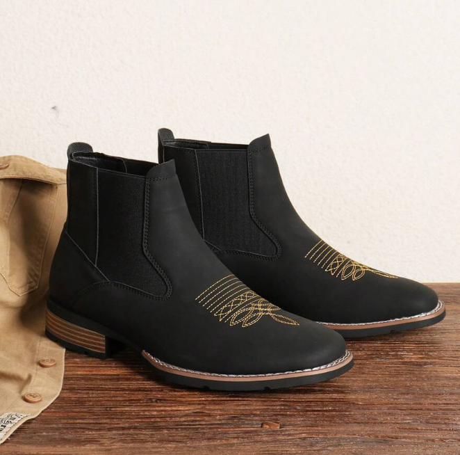 Men's Fabric Chelsea Boots