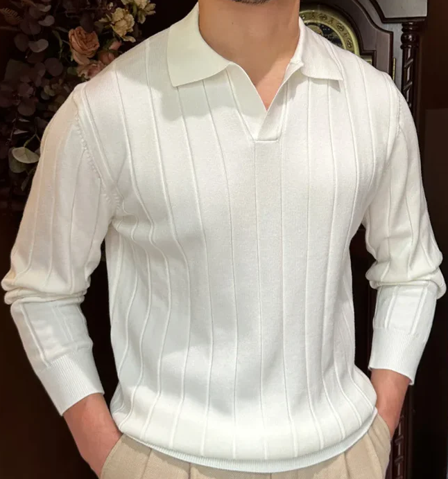 Men's Classic Polo Sweater