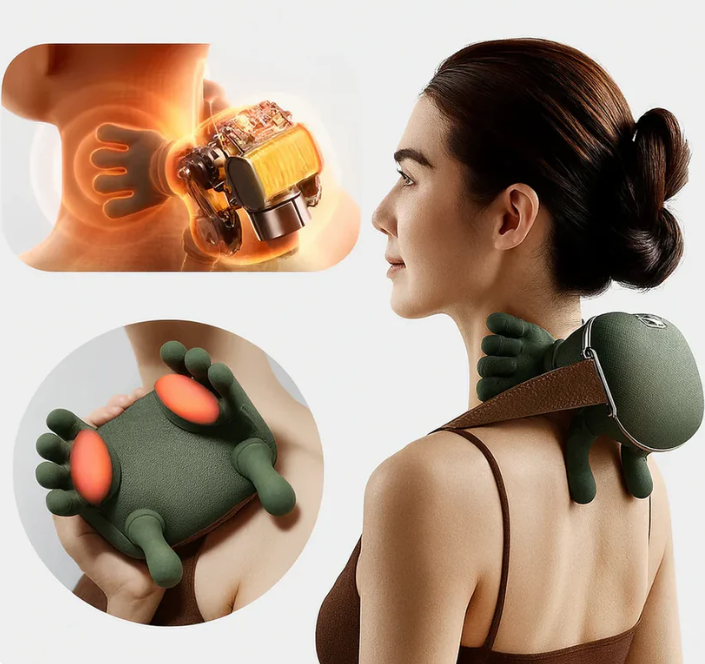 Bionic hand shoulder and neck massager