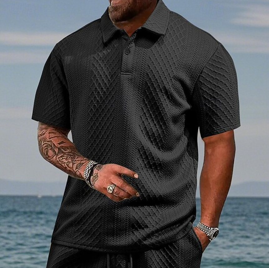 Men's Golf Shirt / Polo Shirt + Shorts
