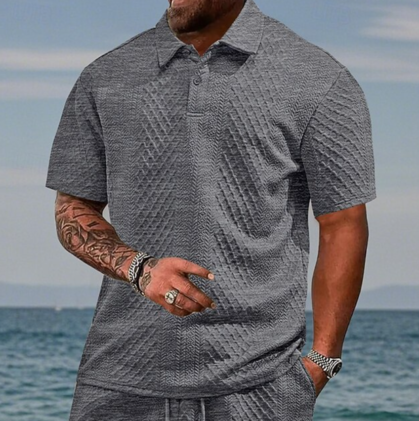 Men's Golf Shirt / Polo Shirt + Shorts