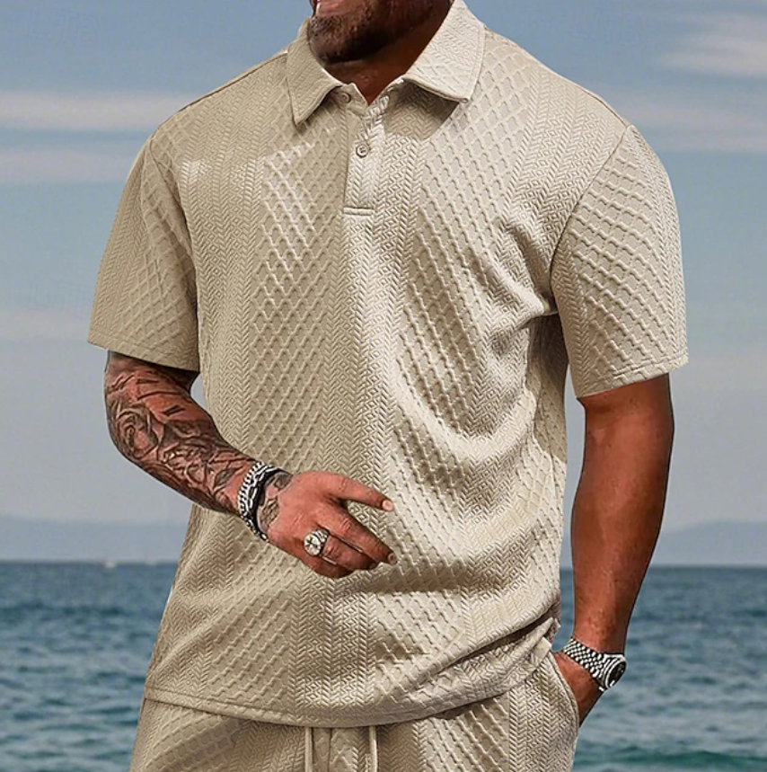 Men's Golf Shirt / Polo Shirt + Shorts