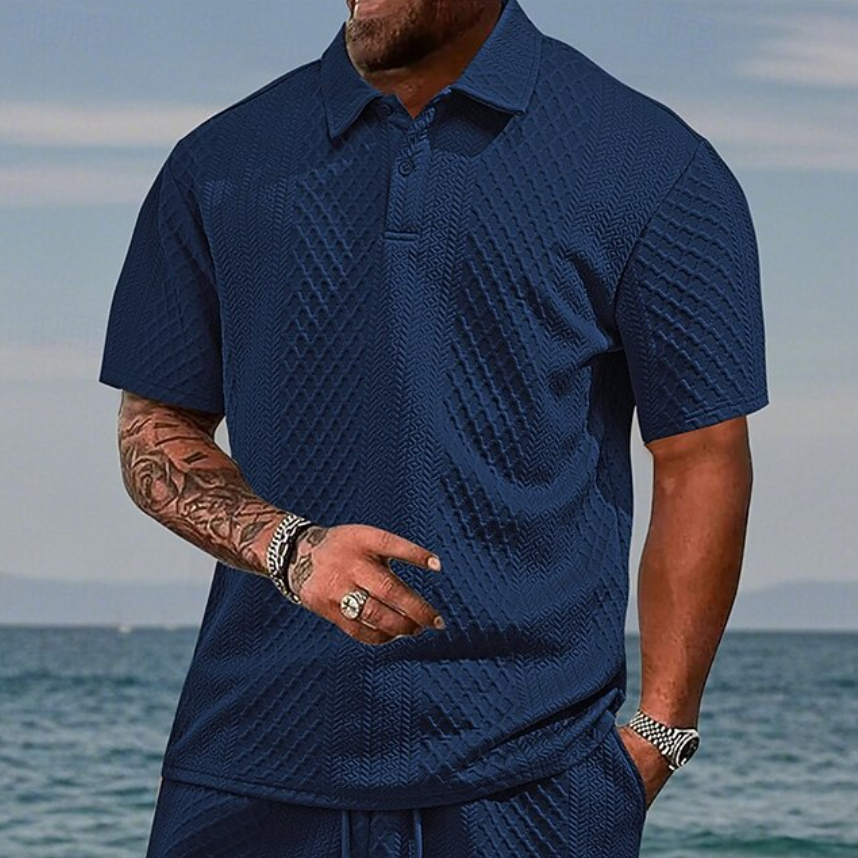 Men's Golf Shirt / Polo Shirt + Shorts
