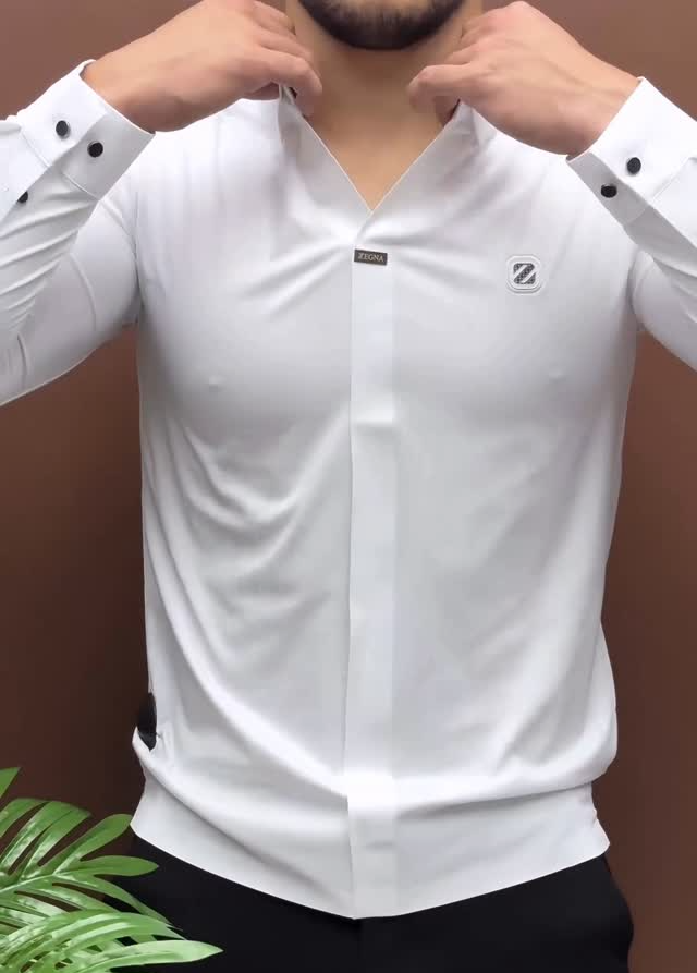 Long-sleeved polo shirt