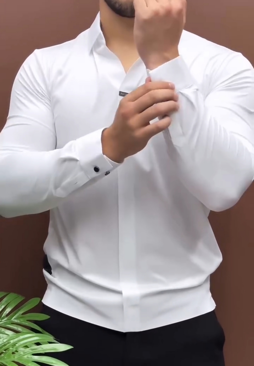 Long-sleeved polo shirt