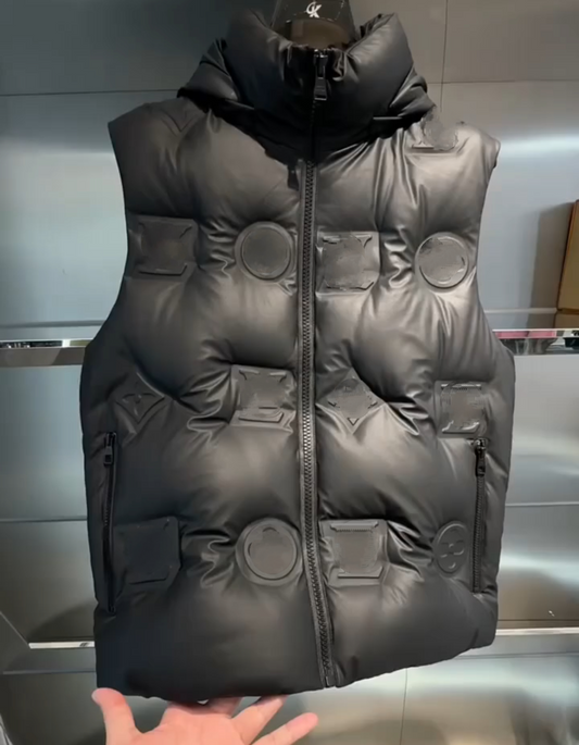 Down sleeveless vest